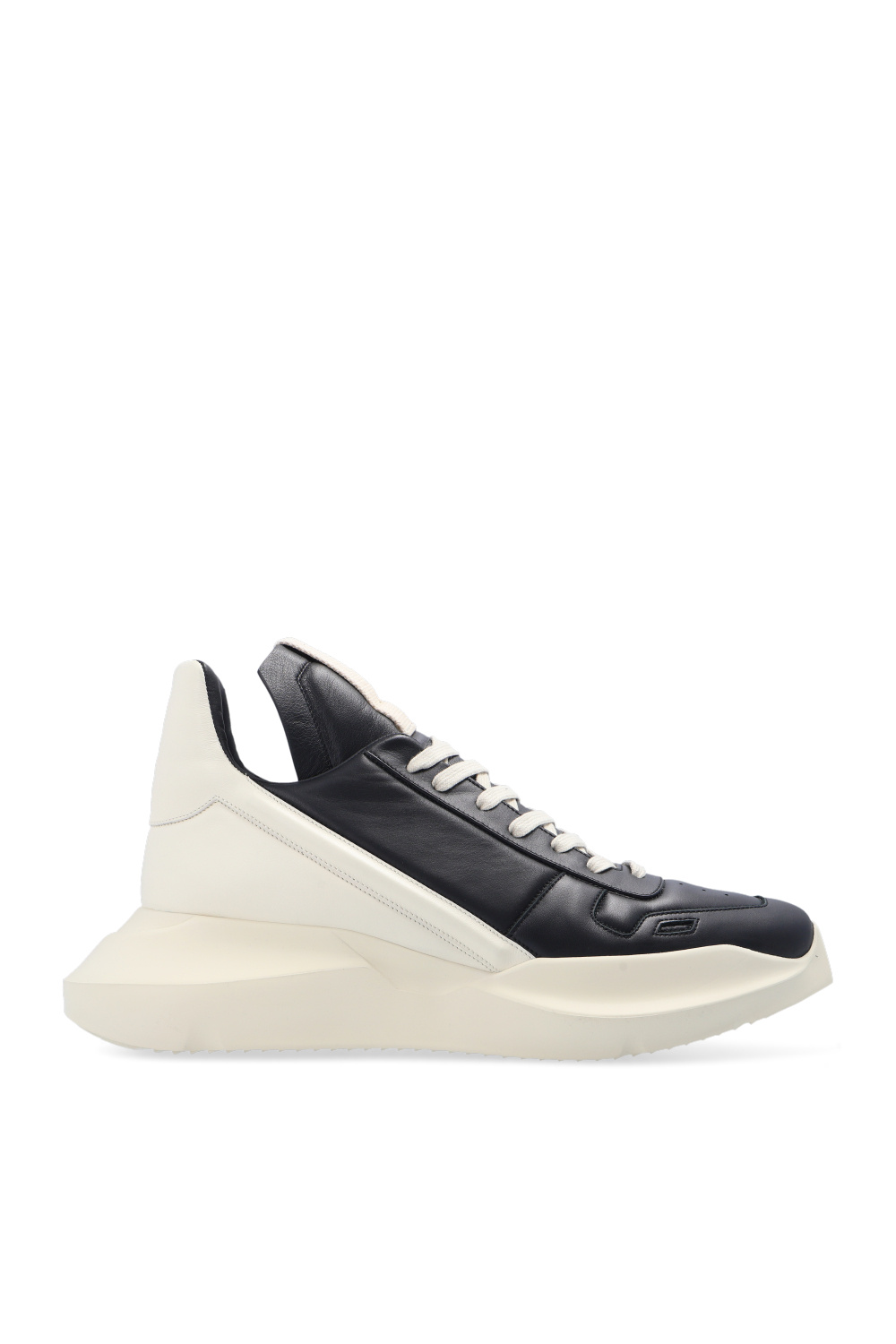 Rick owens leather on sale sneakers